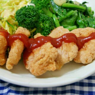 鶏とお豆腐でふんわり♪チキンナゲット